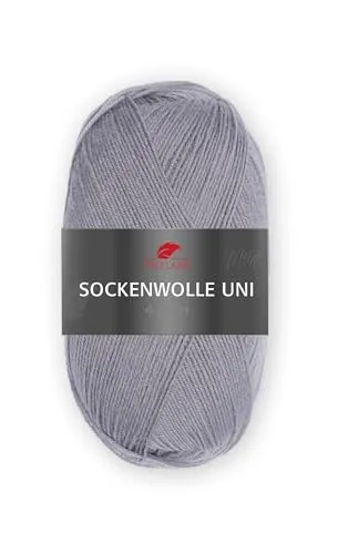 Pro Lana Sockenwolle Uni 4-fach 434 - mausgrau