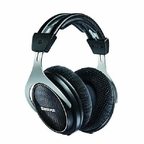 Shure SRH1540 Premium Kopfhörer - Geschlossene Kopfhörer mit exzellenter Geräuschisolierung, ideal für Musikliebhaber und professionelle Anwendungen. Genießen Sie kristallklaren Sound in stilvollem Schwarz.