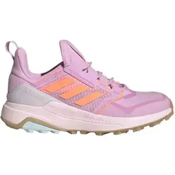 adidas Damen Terrex Trailmaker Wanderschuh in Rosa, Größe 5 - Wanderschuhe für Damen mit leichtem Design, ideal für Spaziergänge auf unebenem Gelände. Dämpfung und Stabilität durch EVA-Zwischensohle und breiten Vorfußbereich.