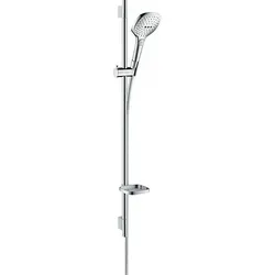 hansgrohe Raindance Select E Brausestange 26621000 - Brausegarnituren mit 3-Strahl-Handbrause, elegantes Chrom-Finish und 90 cm Länge für ein luxuriöses Duscherlebnis.