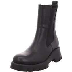 Paul Green Damen Chelsea-Boots - Flache Schlupfstiefel in Schwarz - Wanderschuhe mit bequemer EVA-Sohle und hochwertigem Leder-Innenmaterial, ideal für stilvolle Übergangslooks.