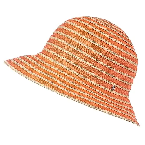 Roeckl Hut Bardolino 63032-1350 Tangerine - Stylische Kopfbedeckung für Radsport-Handschuhe, ideal für einen modischen Auftritt beim Radfahren.