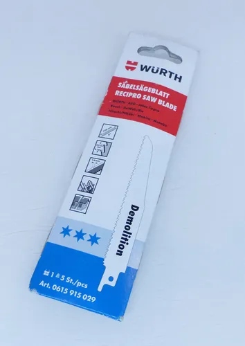 Produktbild Würth Säbelsägeblatt Metall 150mm, 5 Stück