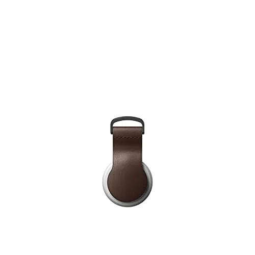 NOMAD AirTag Leather Loop | Eleganter Schlüsselanhänger für AirTag - Smartwatch Ersatzarmbänder: Hochwertiger Schlüsselanhänger aus echtem Leder und Edelstahl, designed für optimalen Komfort und modernen Look.