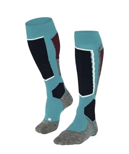 Falke SK2 Intermediate Damen Skiing Kniestrümpfe - Komfort und Schutz auf der Piste - Sportsocken mit mittlerer Polsterung, speziell für Freizeit-Skifahrerinnen. Feuchtigkeitsableitende 3-Lagen-Konstruktion und feminine Passform für optimalen Komfort.