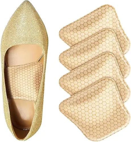 Qkepcy Orthopädische Einlegesohlen Für Damen Und Herren 4er Set Bequeme Und Atmungsaktive Gel Schuheinlagen Für Optimalen Komfort Und Unterstützung Ideal Für Alltag Und Sport(Beige)