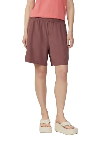 QS Leinenmix-Shorts mit Elastikbund