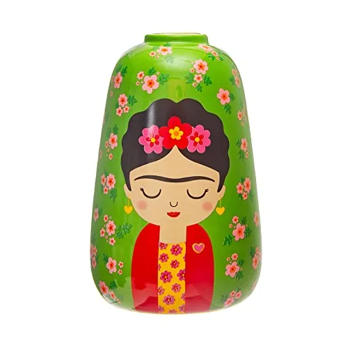 Sass & Belle Vase Frida Floral groß in grün von Sass & Belle