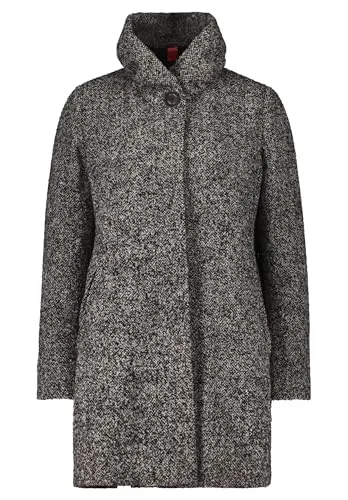 Wollmantel GIL BRET für Damen, Gr. 38, grau - Funktionsjacken, wärmend und windabweisend, ideal für kalte Tage mit Stehkragen und praktischen Eingrifftaschen.