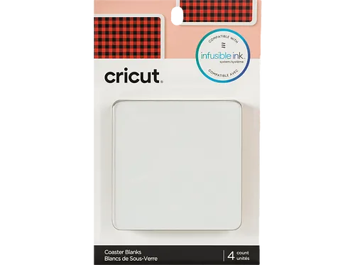 Glasuntersetzer & Bierdeckel Weiß von Cricut