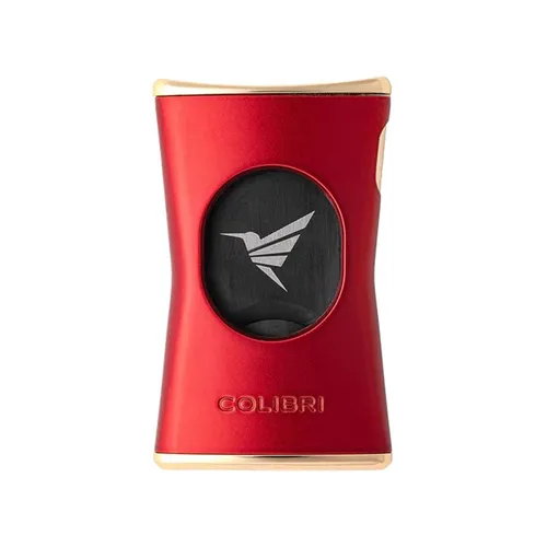Colibri Zigarrenschneider Slim Rot/Gold