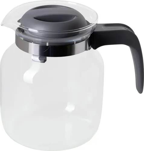 wenco Glaskanne 1,25l grau Kaffeekanne Glaskanne Glas-Teekanne Ersatzkanne Kanne