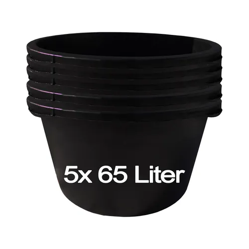 5x65 Liter Mörtelkübel
