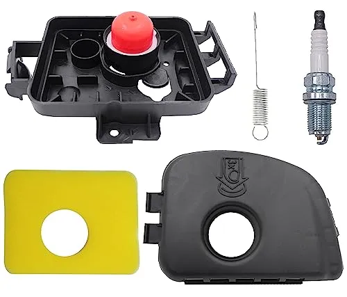 Hippotech 595663 Luftfilterbasis, 595660 Luftreiniger-Abdeckung & 799579 Luftreiniger-Schaumstofffilter Ersatz für Briggs Stratton 450E 50E 550E 550EX Motorrasenmäher