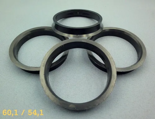 Schtück  Zentrierringe  60,1 mm  54,1 mm für Alufelgen grau 1002 4