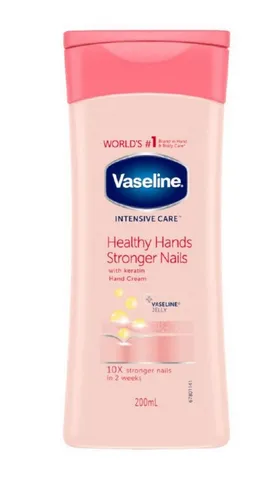 Vaseline Hautcreme Vaseline Healthy Hands & Stronger Nails Hand Cream 200ml