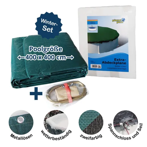 Waterman Pool-Abdeckplane 400cm Rundpool