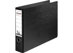 Original Falken Ordner Sonderformat - Hartpappe DIN A3 quer, 8 cm breit, Made in Germany, FSC-zertifiziert und ideal für effiziente Büroorganisation