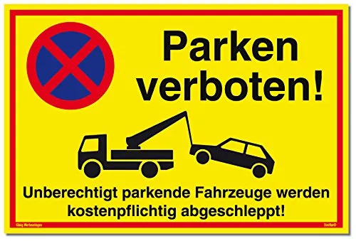 Parkplatzschilder von Dreifke