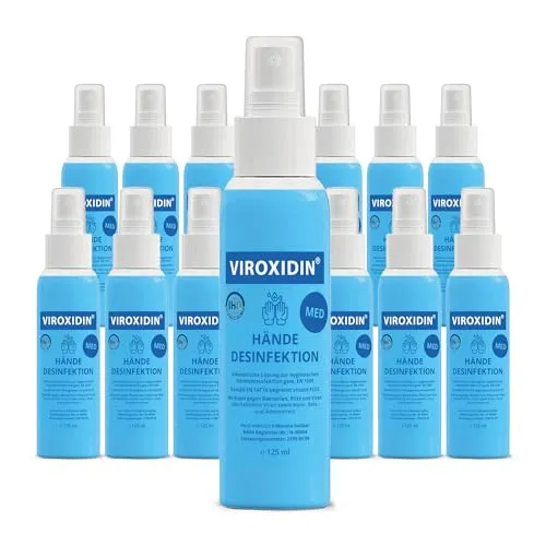 Viroxidin Med Desinfektionsmittel für Hände 15x 125ml Spray von VIROXIDIN