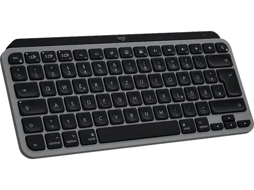 LOGITECH MX Keys Mini für Mac - Kabellose Mini-Tastatur für Mac mit intelligenten Beleuchtungsfunktionen und ergonomischem Design, ideal für präzises und schnelles Tippen.