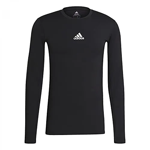 adidas Herren Techfit T Shirt, Schwarz, S EU