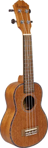 Ashbury AU-85SM Sopran Ukulele Mit Mahagoni Oberteil, Rücken und den Seiten Bei