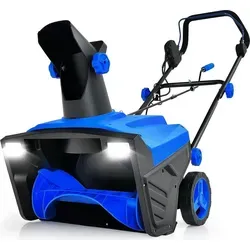 COSTWAY Elektro-Schneefräse 50 cm mit LED-Leuchten