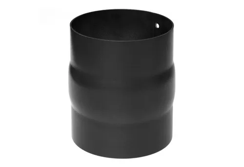 Raik Ofenrohr Raik Rauchrohr 130 mm - Adapter schwarz, Adapter