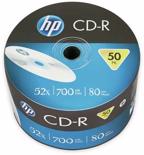 HP CD-R 700MB (80min) 52x 50-spindl Bulk