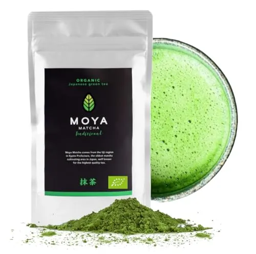 Moya Matcha Bio Tee Pulver Grün | 100g in grün von Moya Matcha