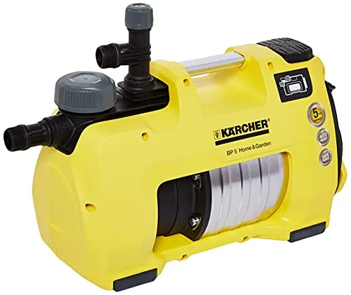 Kärcher Haus- und Gartenpumpe BP 5 - Energieeffiziente 1.000 m Pumpe für optimale Brauchwasserversorgung, inklusive 5 Jahre Garantie und automatische Start-Stopp-Funktion
