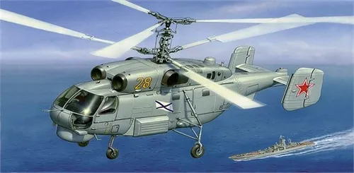 Zvezda 7214 - 1/72 Ka-27 U-Boot Jäger Helix Helikopter - Neu