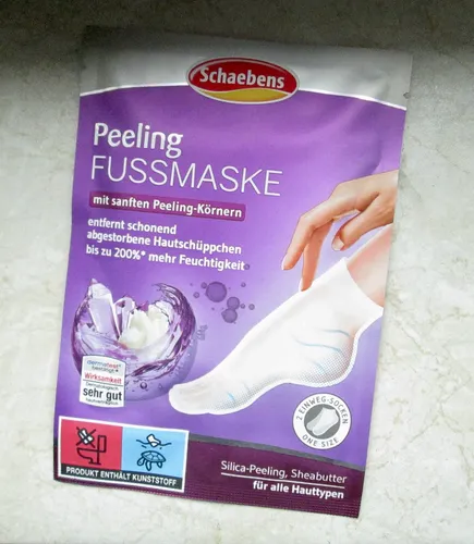 € 3,40 / 1 STÜCK SCHAEBENS SILICA PEELING FUßMASKE 1 STÜCK ( 2 SOCKEN )