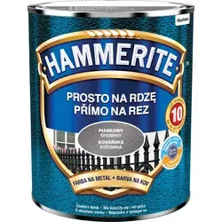 Hammerite Direkt auf Rost Schmiedefarbe 0,75 l, Silber
