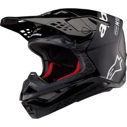 Alpinestars Motocrosshelm Supertech S-M10 Flood 2024 - Motorradhelm mit ECE 22.06 Zertifizierung, ultraleicht und mit innovativem MIPS-System für optimalen Schutz bei Schrägaufprallen. Ideal für anspruchsvolle Motocross-Fahrer.