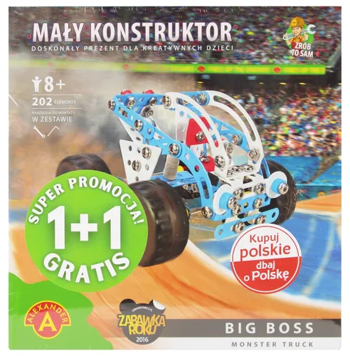 Klocki Mały Konstruktor Big Boss   GRATIS  ALEXANDER 1919 ALEXANDE 5906018019193