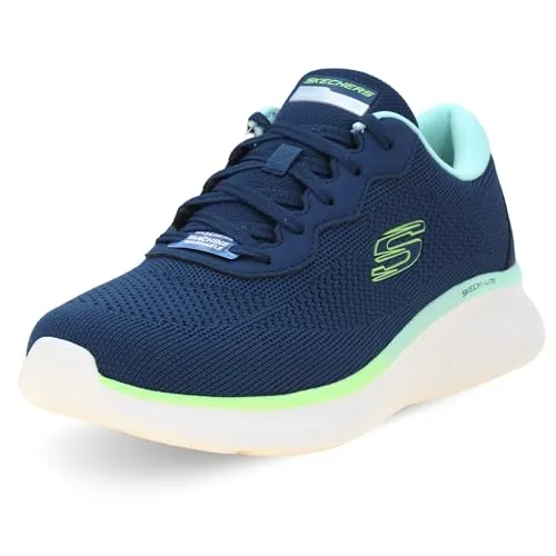Skechers Lite Pro Damen Sportschuhe - Blau, Größe 41 EU - Modische Sneaker mit atmungsaktivem Mesh-Obermaterial und Skechers Air-Cooled Memory Foam® Innensohle für besten Tragekomfort. Ideal für Freizeit und Training!