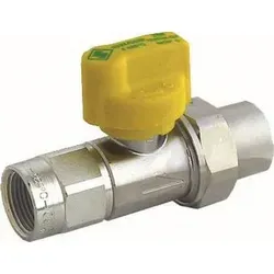 Seppelfricke Gasgeräte KH Ms verchromt, Durchgangsform, mit TAE, DN 20, 3/4