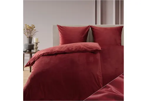 Blumtal Bettwäsche Cashmere-Touch Plüsch - Bettwäsche-Sets aus extrem weichem Plüschstoff, OEKO-TEX zertifiziert für ein sicheres Schlafgefühl und in 8 Farben erhältlich. Ideal für eine kuschelige Winternacht!