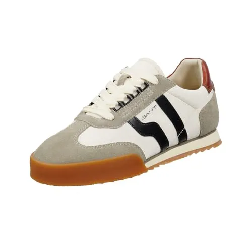GANT Sneaker Veloursleder Herren Gr. 42 beige - Sportlich-zeitloser Sneaker aus hochwertigem Veloursleder mit flexiblem Laufsohlen-Design. Herausnehmbares Fußbett für individuelle Passform und hohen Tragekomfort – ideal für Freizeit und Alltag.