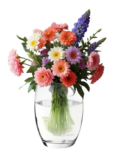 Glasblumenvase 20 cm Orchidee