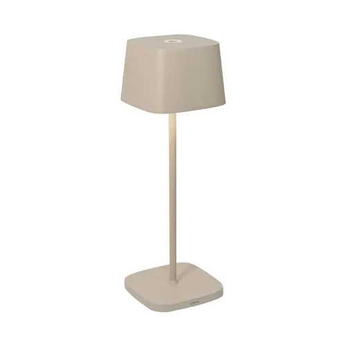 Zafferano Ofelia Kabellose Tischlampe in beige von Zafferano