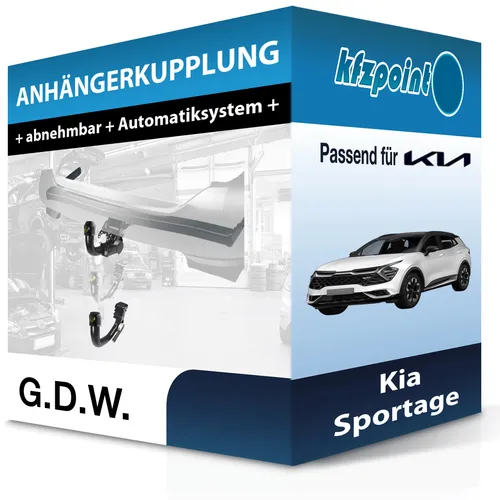 Produktbild G.D.W. Abnehmbare Anhängerkupplung für Hyundai Tucson (08.2018-05.2023)