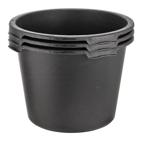 3x Mörtelkübel rund 40 Liter Pflanzkübel Baueimer Mörtelwanne Zementkübel Kübel