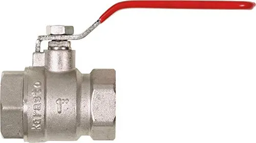 Geka Kugelhahn 1/2 Zoll, Messing/Leichtmetall, Silber, 48 x 28 x 28 cm