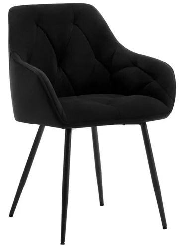Woltu Polsterstuhl aus Samt, ergonomischer Esszimmerstuhl - Polsterstuhl für Esszimmer, ergonomisches Design mit bequemer Rückenlehne und Armlehnen für optimalen Sitzkomfort. Ideal für verschiedene Räume und vielseitig einsetzbar.