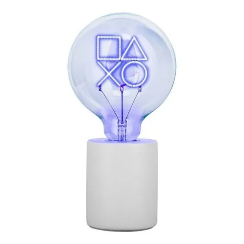 Paladone PLAYSTATION LED-Neon-Birnenlampe in blau von Paladone