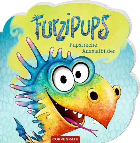 Pupsfreche Ausmalbilder: (Furzipups): Formgestanztes Malbuch für Jungs und Mädchen ab 3 Jahren