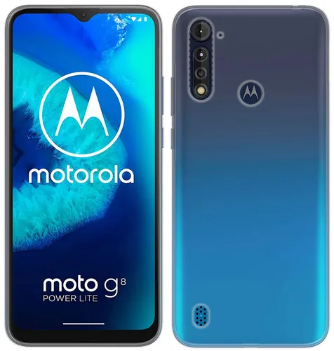 HANDY ZUBEHÖR für Motorola Moto G8 Power Lite TASCHE SCHUTZHÜLLE SILIKON Clear